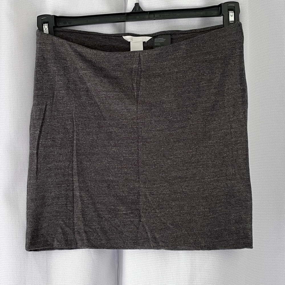‼️SOLD‼️H&M Basic Charcoal Gray Stretchy Pencil Mini Skirt Women's Size Small